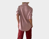 Rose Mauve Long Sleeve Shirt - The Aspen