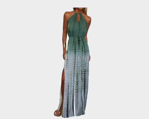 Dark Ombre Shade Maxi Dress - The Capri